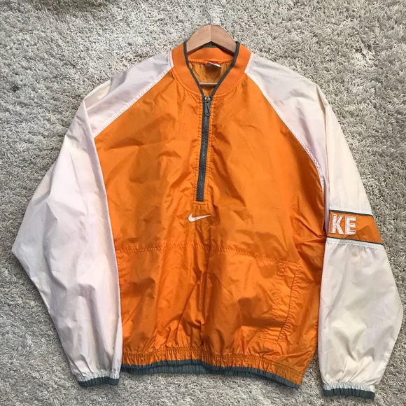 nike windbreaker half zip